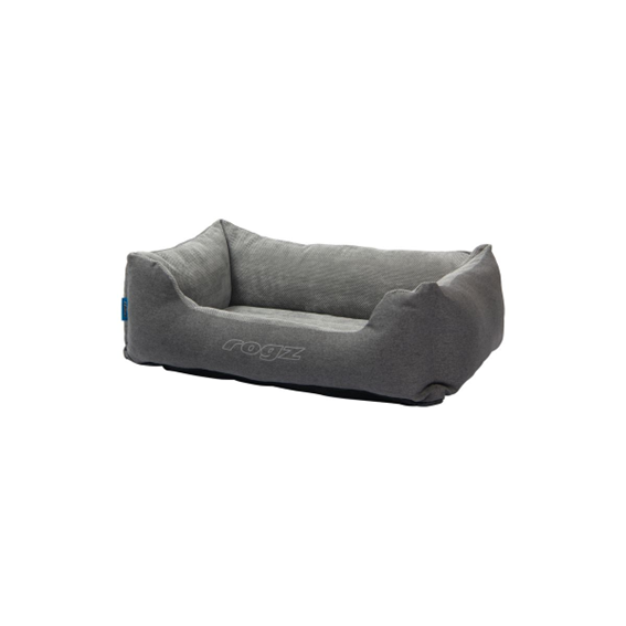 Rogz Indoor Walled Dog Bed Grey/Large