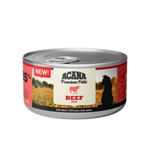 Acana Cat Premium Pate Beef in Bone Broth Can 85g