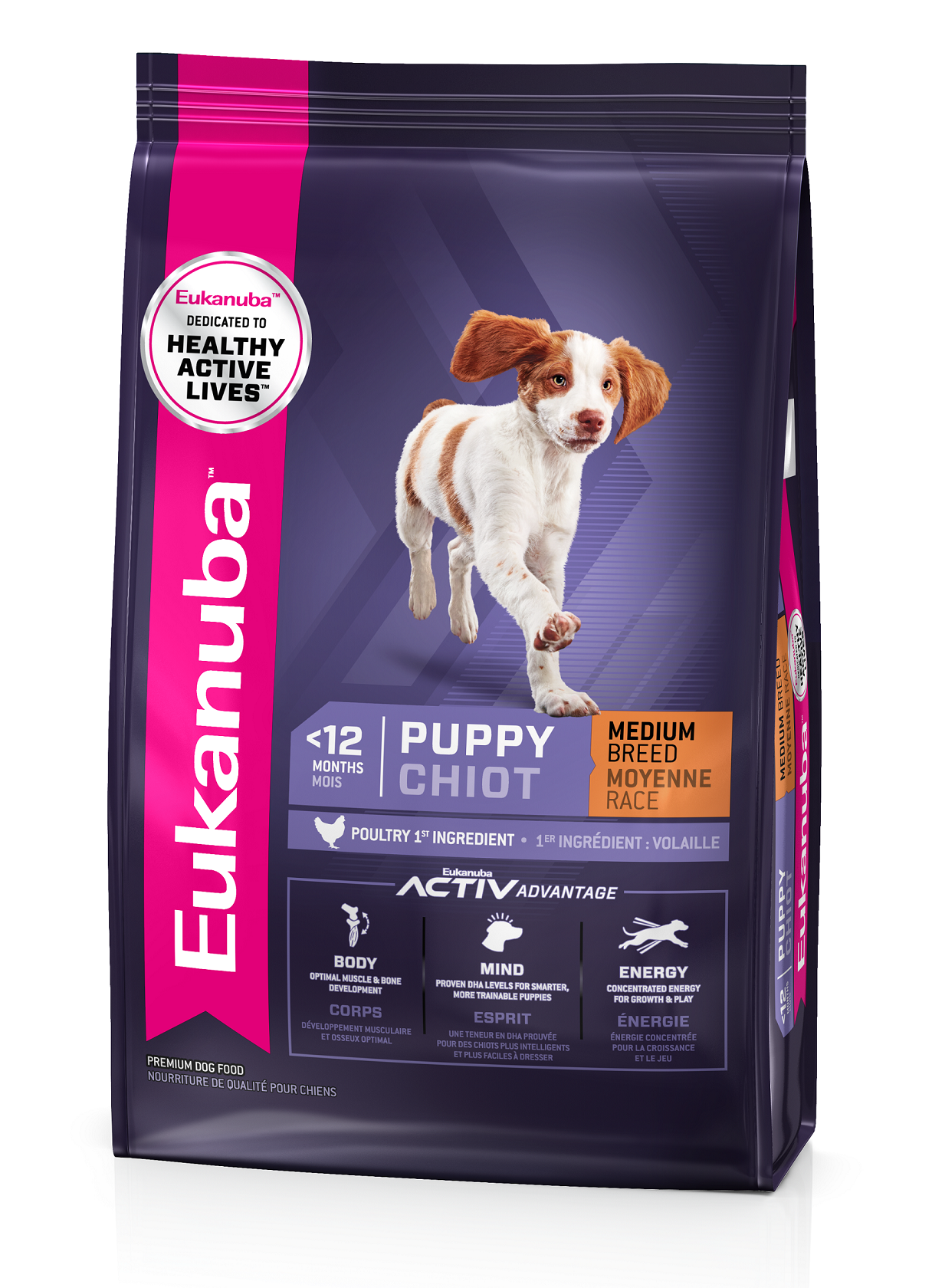 Eukanuba Medium Breed Puppy Dry dog Food Chicken Flavour 3kg