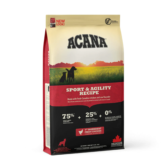 Acana Sport & Agility Adult Dog Food Recipe 17kg