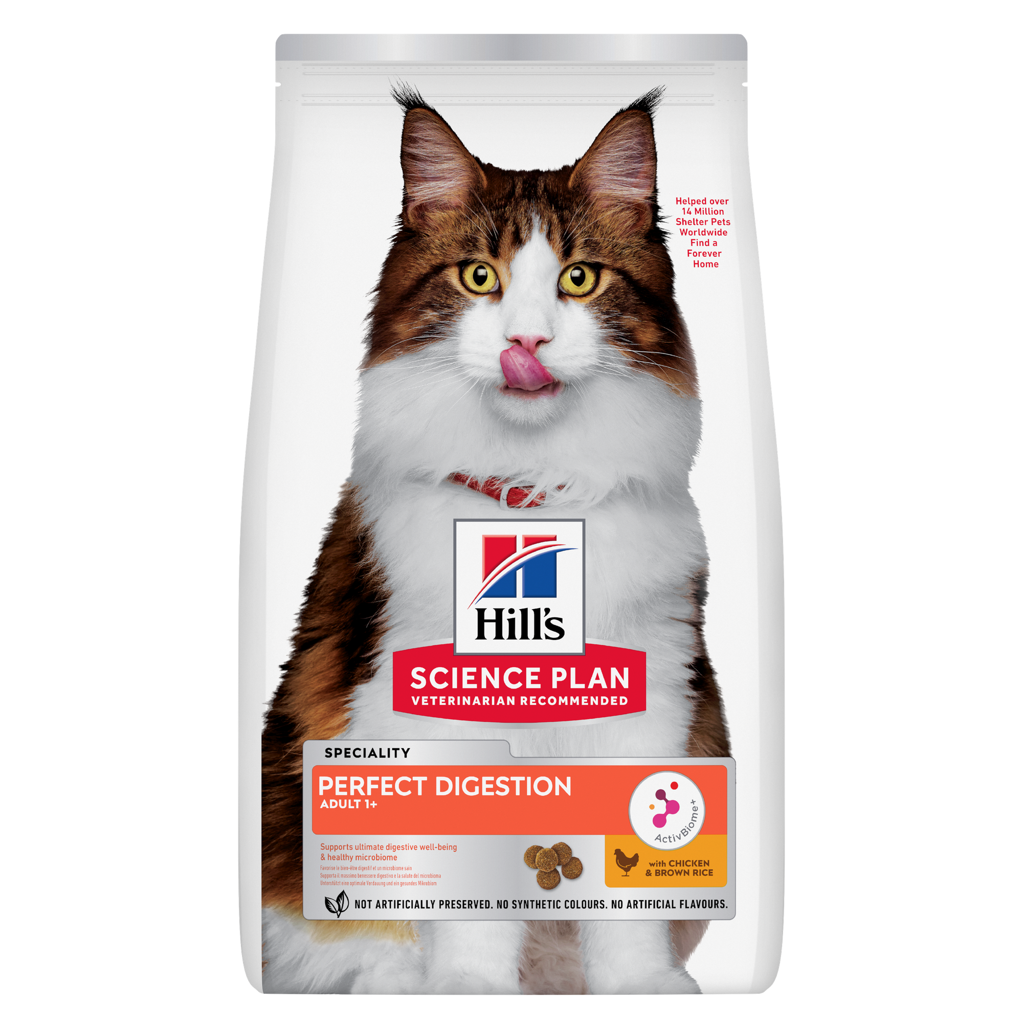Hill's Science Plan Perfect Digestion Adult Dry Cat Food - 3kg