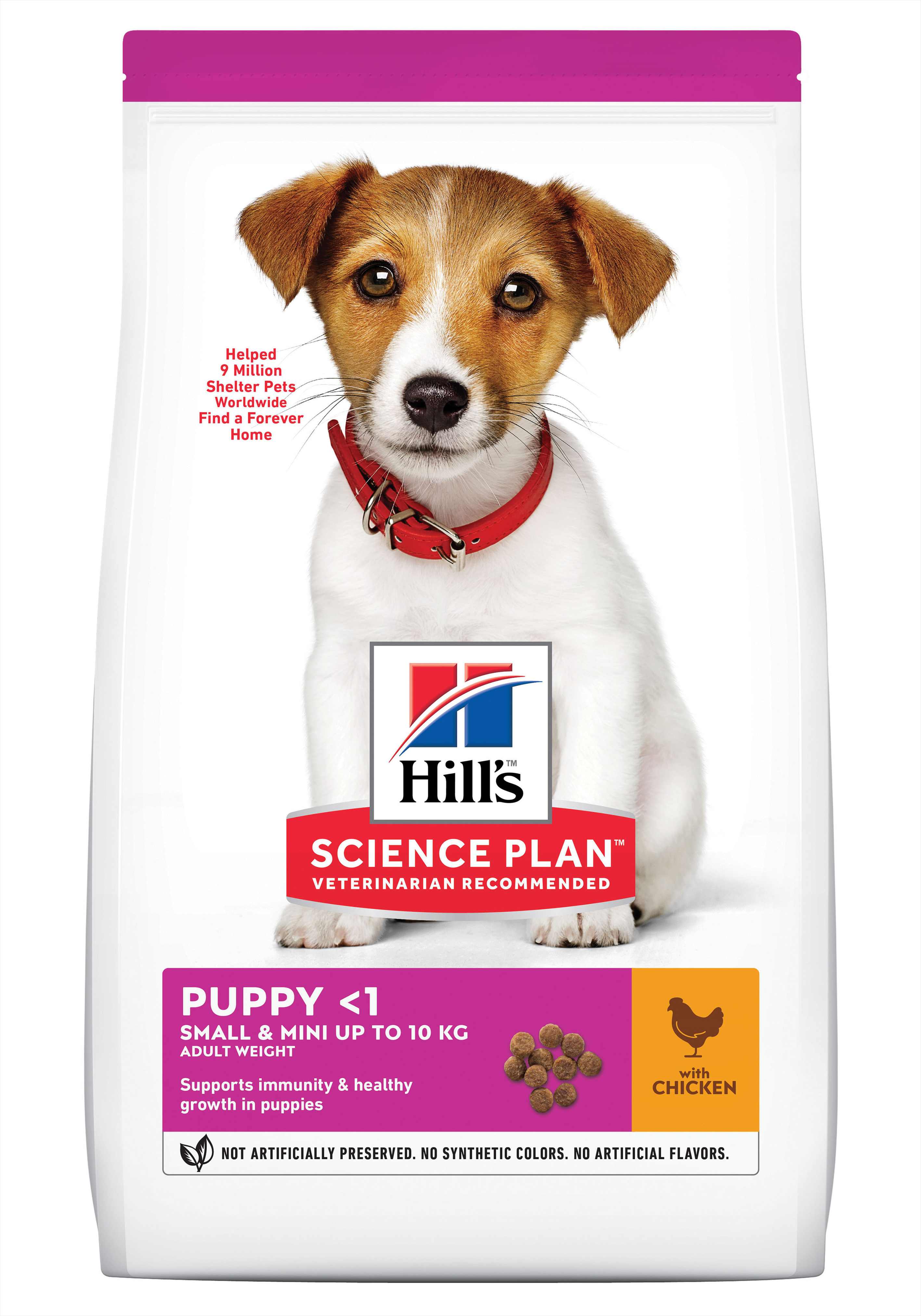 Hill's Science Plan Puppy Small and Mini Dry Food Chicken Flavour - 1.5kg