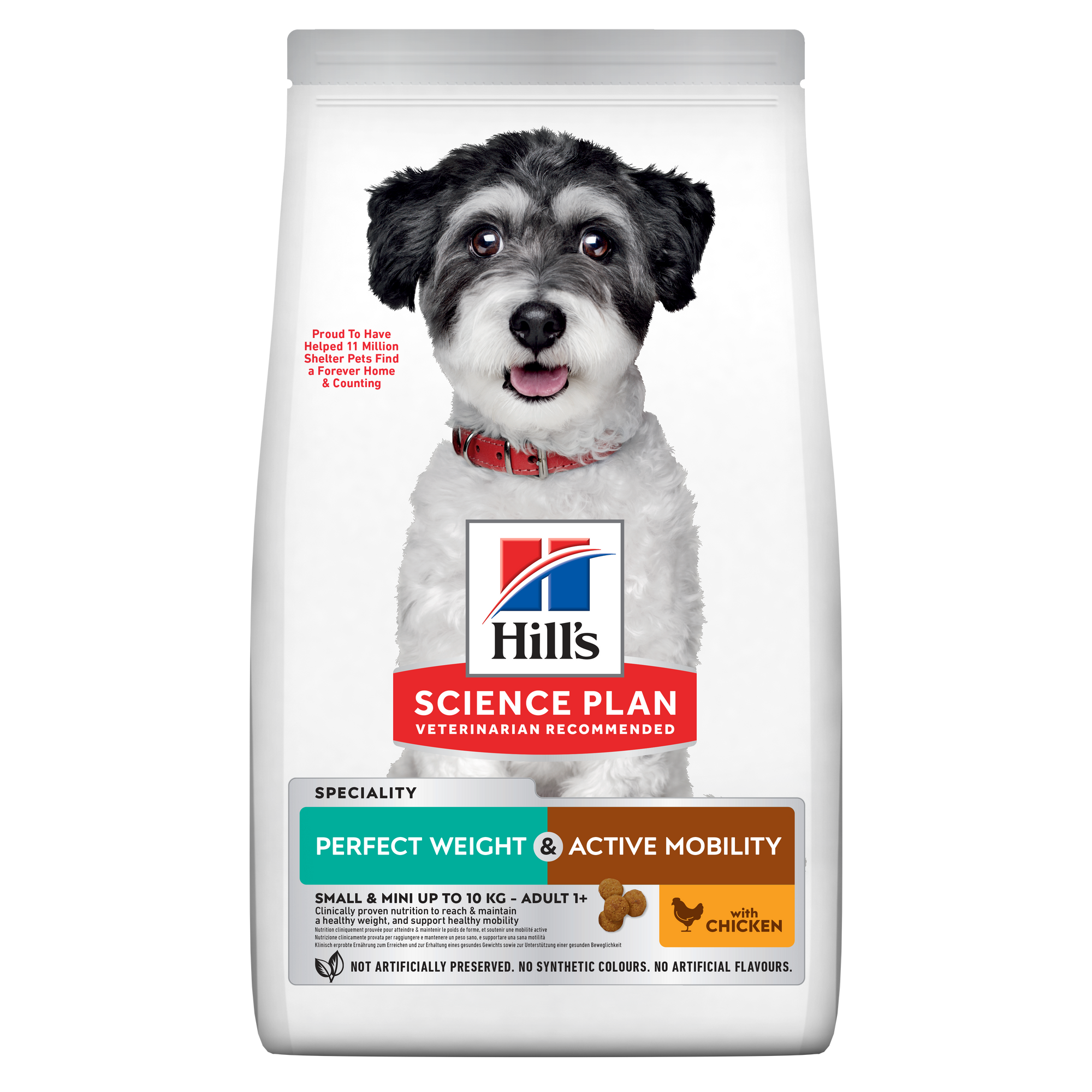 Hill's Science Plan Perfect Weight & Active Mobility Small & Mini Adult Dry Dog Food - 6kg