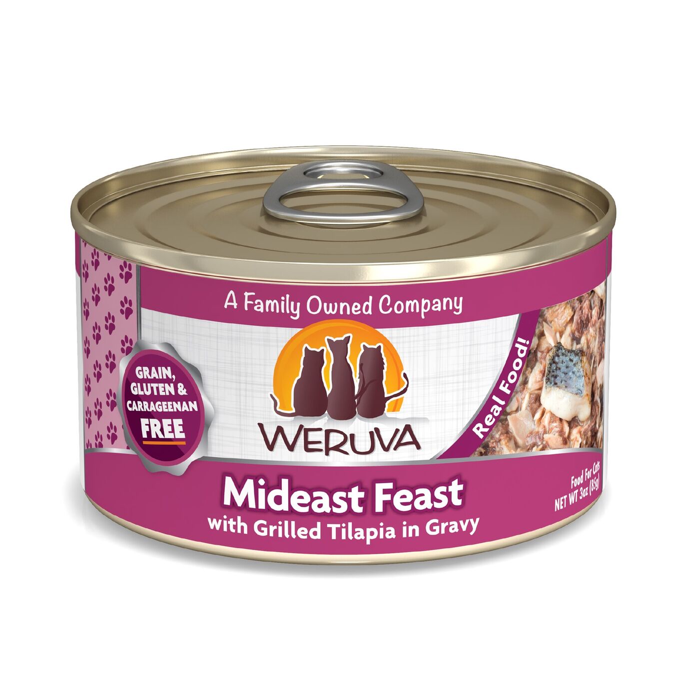 Weruva Classic Cat Mideast Feast Tuna With Tilapia Can - 85g