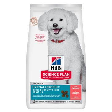 Hills Science Plan Hypoallergenic Small and Mini Adult Dog Food Salmon Flavour - 6kg