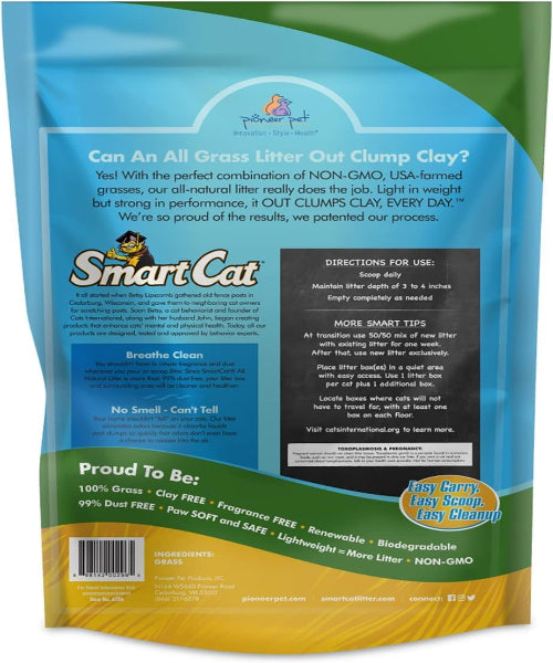 Smartcat All Natural Clumping Cat Litter Corn and Wheat - 4.54kg