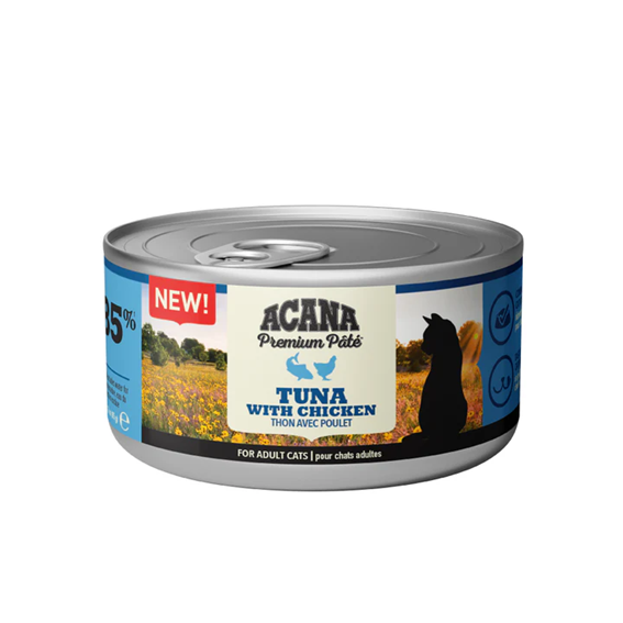 Acana Cat Premium Pate Tuna with Chicken in Bone Broth Can 85g