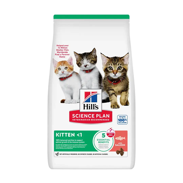 Hill's Science Plan Kitten Dry Food Salmon Flavour - 1.5kg