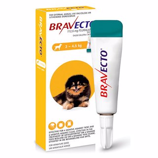 Bravecto Spot-On Dog (Yellow) 2-4.5kg