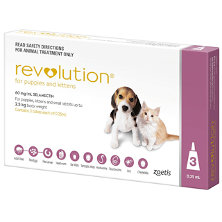 Revolution For Puppies and Kittens Under 2.5kg
