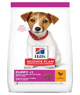 Hill's Science Plan Puppy Small and Mini Dry Food Chicken Flavour - 1.5kg
